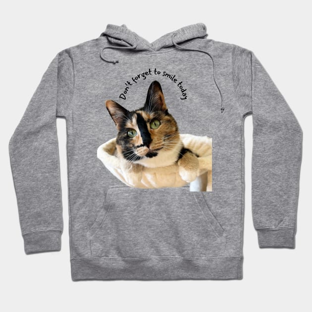 Snickers - Don't Forget To Smile Today Hoodie by SnickersTheSmilingCat